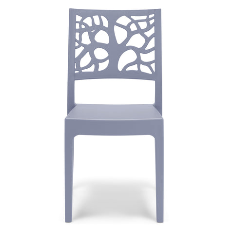 Sedia in polipropilene Teti impilabile Design moderno da Interno/Esterno