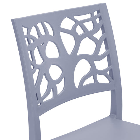 Sedia in polipropilene Teti impilabile Design moderno da Interno/Esterno
