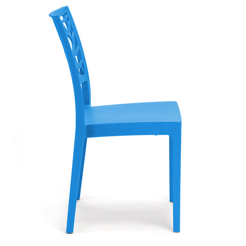 Sedia in polipropilene Teti impilabile Design moderno da Interno/Esterno