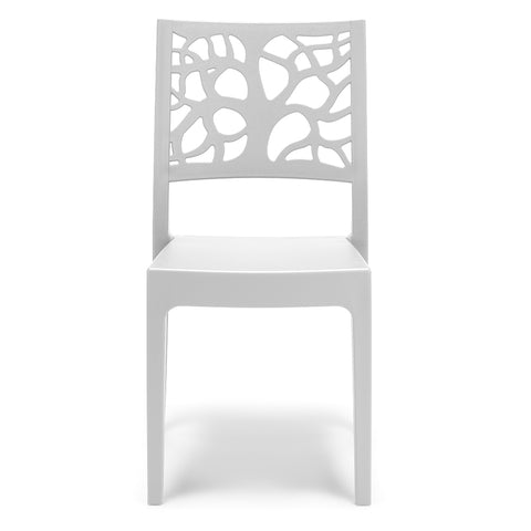 Sedia in polipropilene Teti impilabile Design moderno da Interno/Esterno