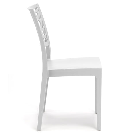 Sedia in polipropilene Teti impilabile Design moderno da Interno/Esterno