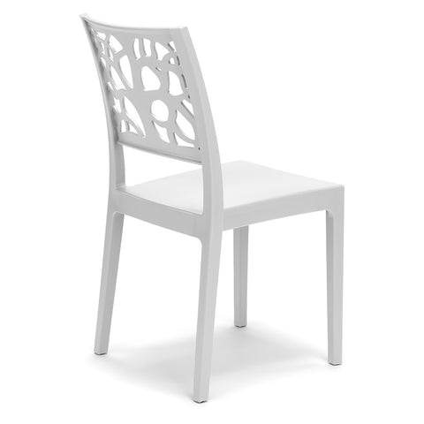 Sedia in polipropilene Teti impilabile Design moderno da Interno/Esterno