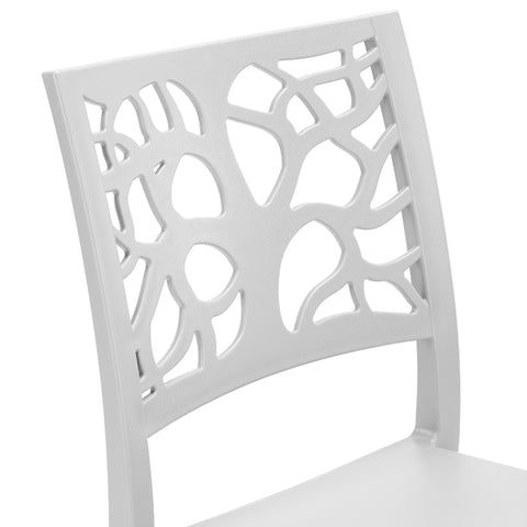 Sedia in polipropilene Teti impilabile Design moderno da Interno/Esterno