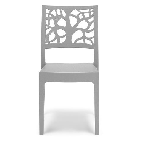 Sedia in polipropilene Teti impilabile Design moderno da Interno/Esterno
