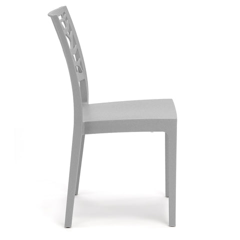 Sedia in polipropilene Teti impilabile Design moderno da Interno/Esterno