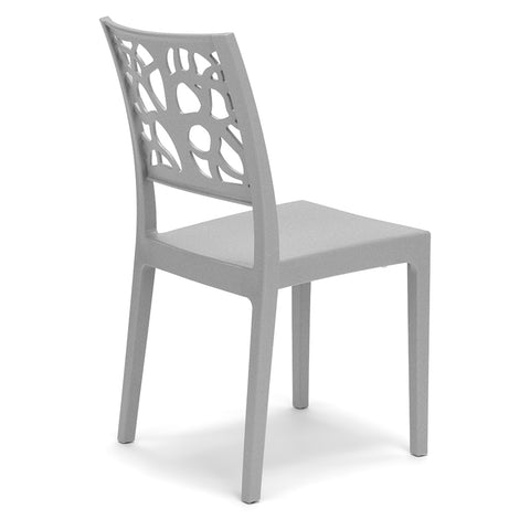 Sedia in polipropilene Teti impilabile Design moderno da Interno/Esterno