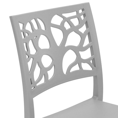 Sedia in polipropilene Teti impilabile Design moderno da Interno/Esterno