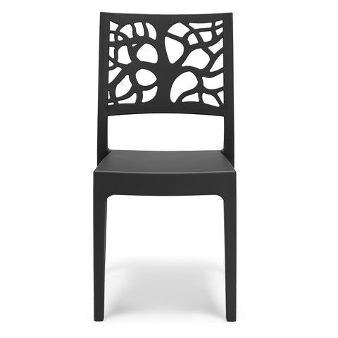 Sedia in polipropilene Teti impilabile Design moderno da Interno/Esterno