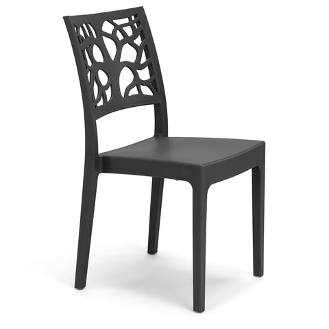 Sedia in polipropilene Teti impilabile Design moderno da Interno/Esterno