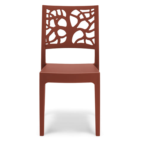 Sedia in polipropilene Teti impilabile Design moderno da Interno/Esterno