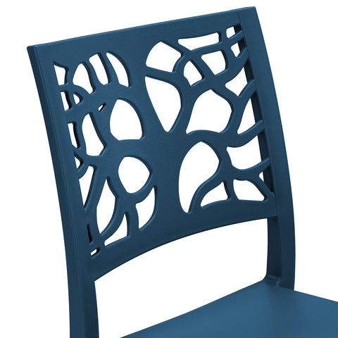 Sedia in polipropilene Teti impilabile Design moderno da Interno/Esterno