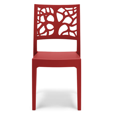 Sedia in polipropilene Teti impilabile Design moderno da Interno/Esterno
