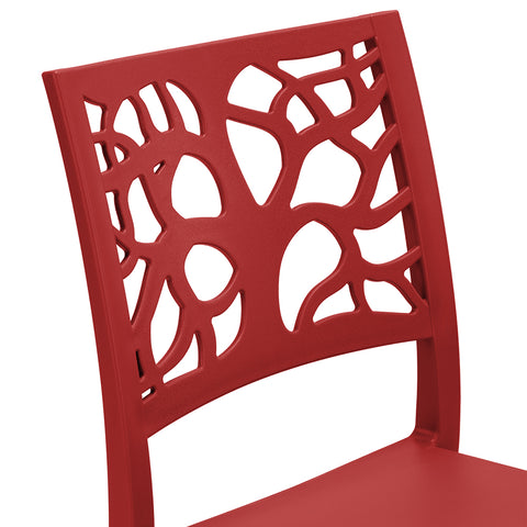 Sedia in polipropilene Teti impilabile Design moderno da Interno/Esterno