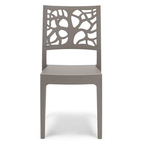Sedia in polipropilene Teti impilabile Design moderno da Interno/Esterno