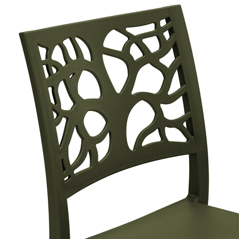 Sedia in polipropilene Teti impilabile Design moderno da Interno/Esterno