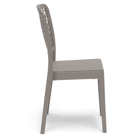 Sedia in polipropilene Tiche impilabile Design moderno da Interno/Esterno