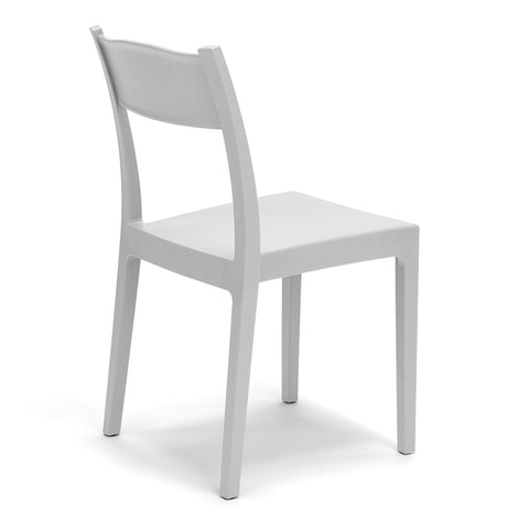 Sedia in polipropilene Vesta impilabile Design moderno da Interno/Esterno
