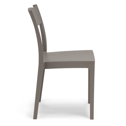 Sedia in polipropilene Vesta impilabile Design moderno da Interno/Esterno