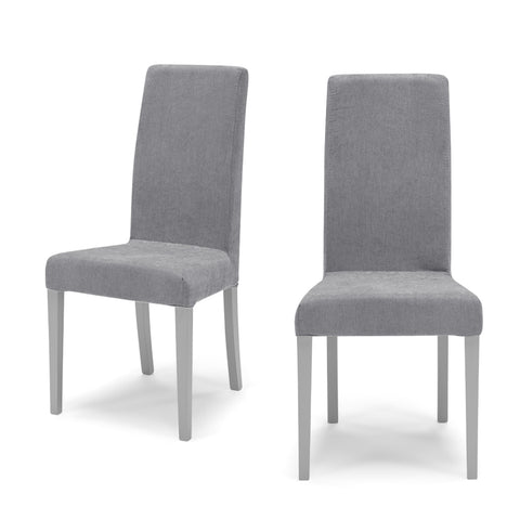 Sedia imbottita EDI SFODERABILE per sala da pranzo in tessuto sfoderabile Design moderno