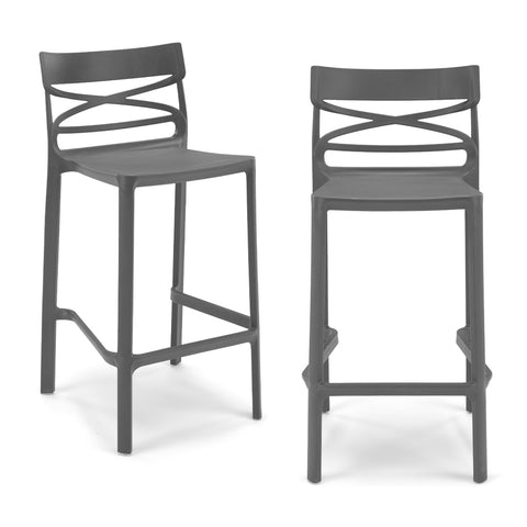 Sgabello in polipropilene Flow 100% Made in Italy sg. seduta da 65