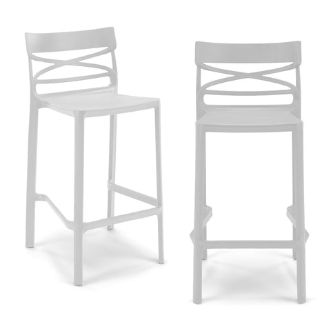 Sgabello in polipropilene Flow 100% Made in Italy sg. seduta da 65