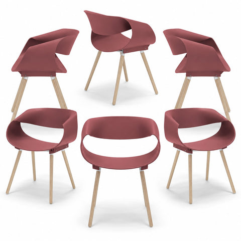 Sedia in polipropilene Diletta design moderno da Interno/Esterno