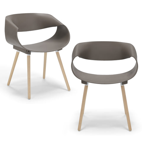 Sedia in polipropilene Diletta impilabile Design moderno da Interno/Esterno