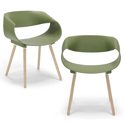 Sedia in polipropilene Diletta impilabile Design moderno da Interno/Esterno