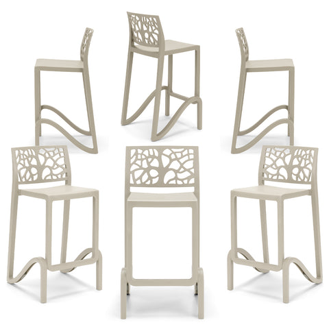 Sgabello in polipropilene Teti sg. seduta da 65