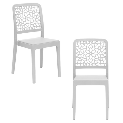 Set sedie in polipropilene impilabili