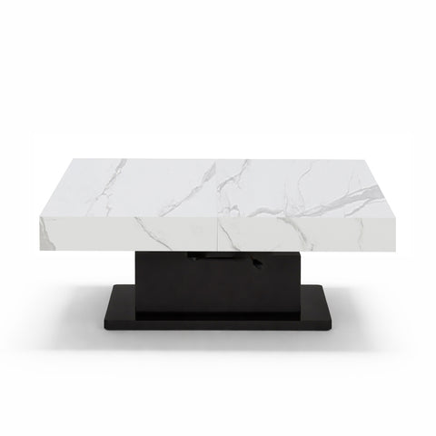 Tavolo allungabile salvaspazio APOLLO 120x80 allungabile centralmente fino a 220cm e regolabile in altezza
