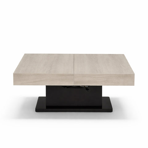 Tavolo allungabile salvaspazio APOLLO 120x80 allungabile centralmente fino a 220cm e regolabile in altezza