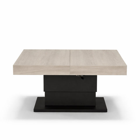 Tavolo allungabile salvaspazio APOLLO 120x80 allungabile centralmente fino a 220cm e regolabile in altezza
