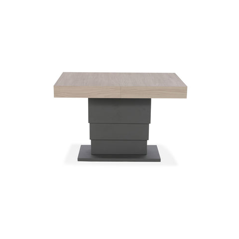 Tavolo allungabile salvaspazio APOLLO 120x80 allungabile centralmente fino a 220cm e regolabile in altezza