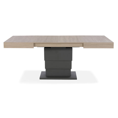 Tavolo allungabile salvaspazio APOLLO 120x80 allungabile centralmente fino a 220cm e regolabile in altezza