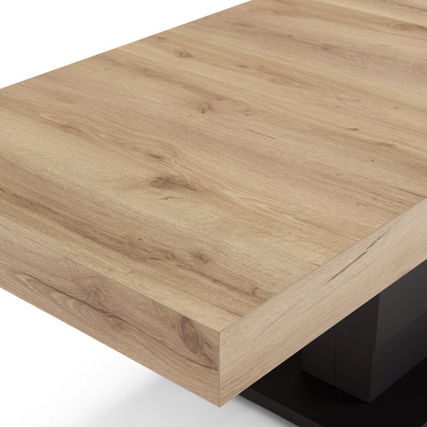 Tavolo allungabile salvaspazio APOLLO 120x80 allungabile centralmente fino a 220cm e regolabile in altezza
