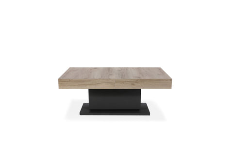 Tavolo allungabile salvaspazio APOLLO 120x80 allungabile centralmente fino a 220cm e regolabile in altezza