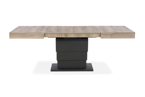 Tavolo allungabile salvaspazio APOLLO 120x80 allungabile centralmente fino a 220cm e regolabile in altezza