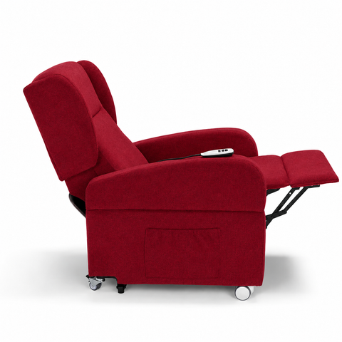 Poltrona elettrica relax 4 Motori Atlanta con Sistema LIFT, Kit Optional Tavolino e Kit Optional Batteria