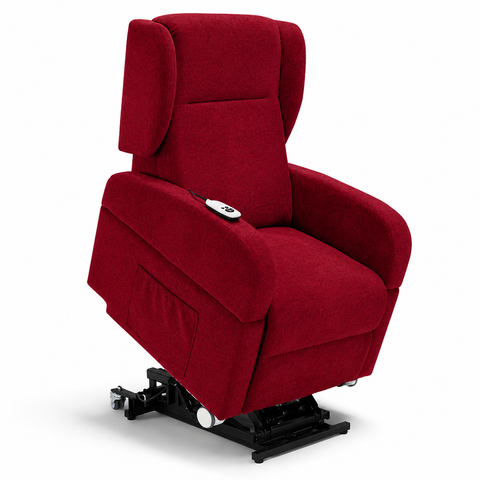 Poltrona elettrica relax 4 Motori Atlanta con Sistema LIFT, Kit Optional Tavolino e Kit Optional Batteria