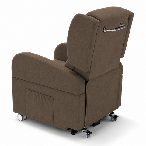 Poltrona elettrica relax 4 Motori Atlanta con Sistema LIFT, Kit Optional Tavolino e Kit Optional Batteria