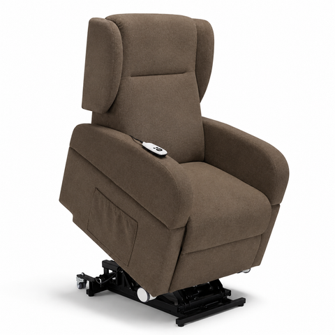 Poltrona elettrica relax 4 Motori Atlanta con Sistema LIFT, Kit Optional Tavolino e Kit Optional Batteria