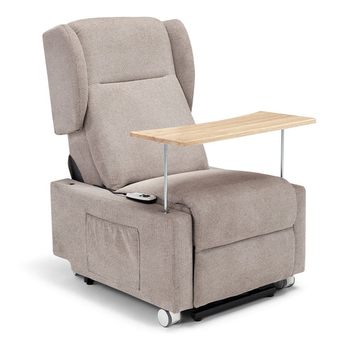 Poltrona elettrica relax 4 Motori Atlanta con Sistema LIFT, Kit Optional Tavolino e Kit Optional Batteria