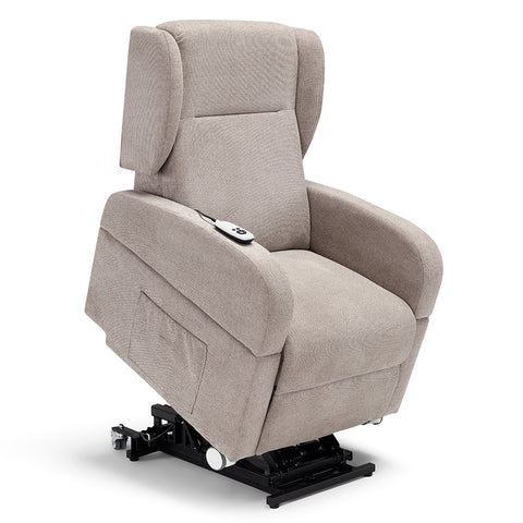 Poltrona elettrica relax 4 Motori Atlanta con Sistema LIFT, Kit Optional Tavolino e Kit Optional Batteria