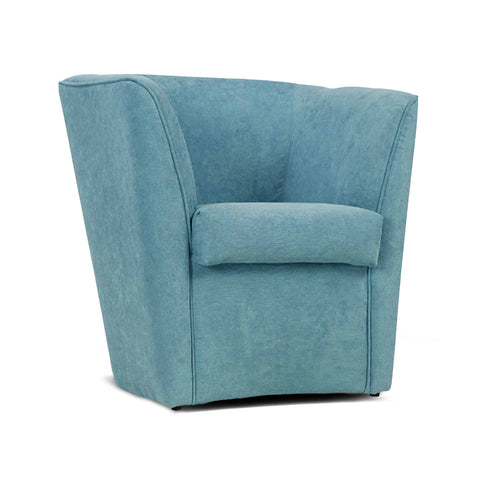 Poltrona AZZURRA artigianale 100% MADE IN ITALY