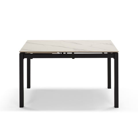 Tavolo da pranzo allungabile 110x70 modello BORA top in grès ceramico top in grès ceramico