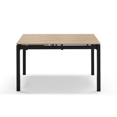 Tavolo da pranzo allungabile 130x80 modello BORA top in grès ceramico