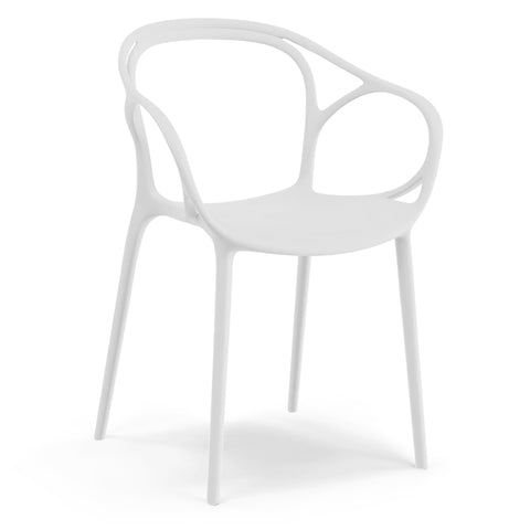 Sedia in polipropilene CHIARA impilabile Design moderno da Interno/Esterno