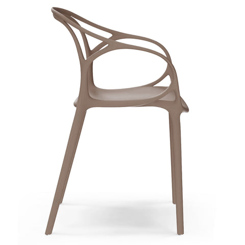 Sedia in polipropilene CHIARA impilabile Design moderno da Interno/Esterno
