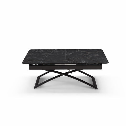 Tavolo allungabile salvaspazio CRONO 120x75 allungabile centralmente fino a 150cm e regolabile in altezza